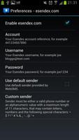 WebSMS - esendex.com capture d'écran 1