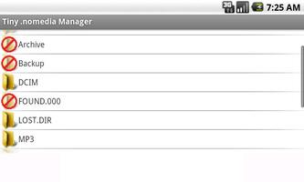 Tiny .nomedia Manager اسکرین شاٹ 1