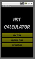 HST calculator Affiche