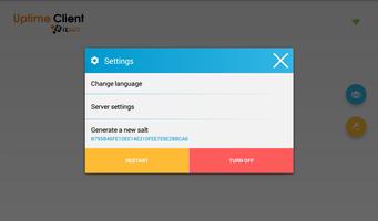 برنامه‌نما Uptime Client عکس از صفحه