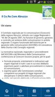 برنامه‌نما iCorecom Abruzzo عکس از صفحه