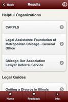 Illinois Legal Aid App постер