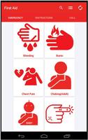 Indian Red Cross First Aid पोस्टर