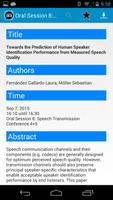 Interspeech 2015 تصوير الشاشة 2