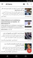 1 Schermata Mauritania News