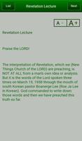 [BIBLE] Revelation Lecture [성경 imagem de tela 2