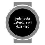 Zegarek Tekstowy иконка