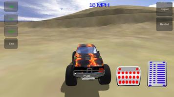 Monster Desert Car Simulator โปสเตอร์