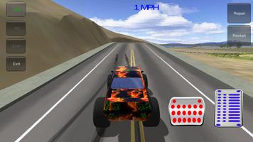 Monster Desert Car Simulator syot layar 2