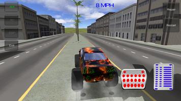 Monster désert Car Simulator capture d'écran 3