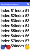 RecyclerViewSync Demo پوسٹر
