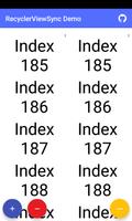 RecyclerViewSync Demo screenshot 1