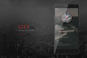 City Life Theme for KLWP تصوير الشاشة 2