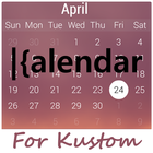 kCalendar for Kustom иконка