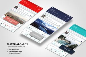Material Cards Theme for KLWP โปสเตอร์