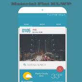 Material Flat KLWP أيقونة