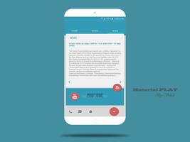 Material Flat KLWP স্ক্রিনশট 2