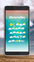 Materialike weather komponent poster