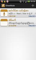 پوستر Shwe Note