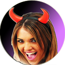cuernos diablillo en foto APK