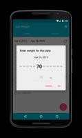 Just Weight. Track Your Weight पोस्टर