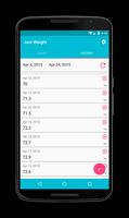 Just Weight. Track Your Weight اسکرین شاٹ 2