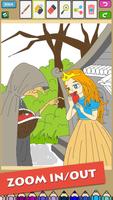 Tap Coloring: Fairy Tales Book Ekran Görüntüsü 2