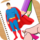 Super Hero Coloring for Kids ikon