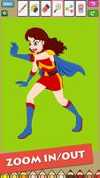 Super Hero Coloring for Kids imagem de tela 3