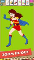 برنامه‌نما Super Hero Coloring for Kids عکس از صفحه