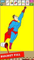 Super Hero Coloring for Kids screenshot 1