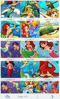 T-Puzzle:Mermaid Princess Girl plakat