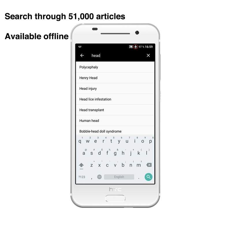 WikiMed - Offline Medical Wikipedia تصوير الشاشة 2