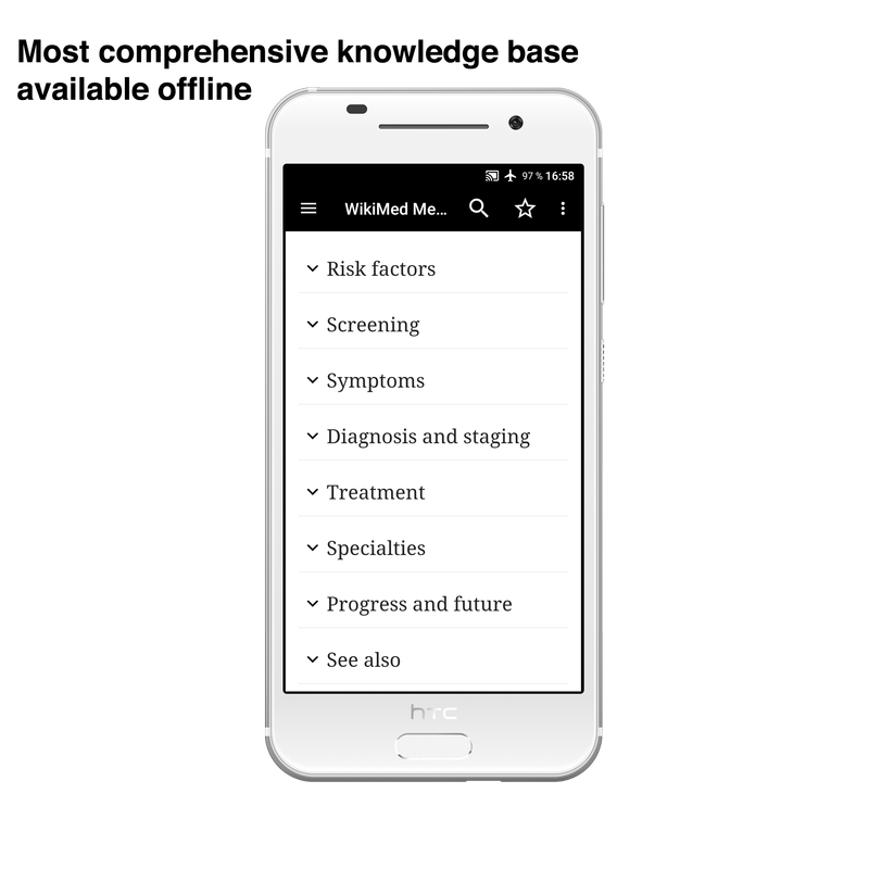 WikiMed - Offline Medical Wikipedia تصوير الشاشة 5