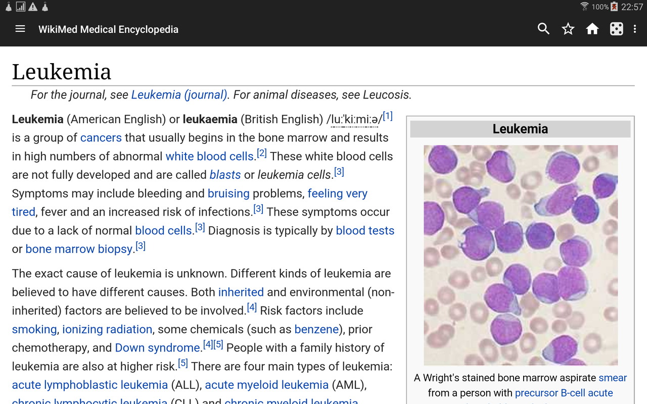 WikiMed - Offline Medical Wikipedia تصوير الشاشة 9
