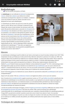 WikiMed - Wikipédia médicale hors-ligne screenshot 2