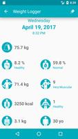 Weight Logger اسکرین شاٹ 1