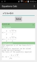 Solveur d'équations capture d'écran 2