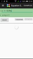 Equation System Solver syot layar 1