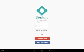 Lifeshare Tablet Cartaz