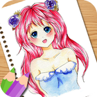 Anime Girls Coloring Game 图标