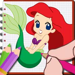 Little Mermaid Coloring Book アプリダウンロード