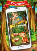 Poster Bananas Monkey Jungle