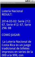 Resultados Lotería Costa Rica capture d'écran 1