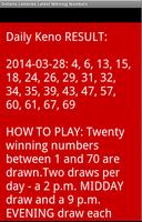 Ontario winning numbers 截图 1