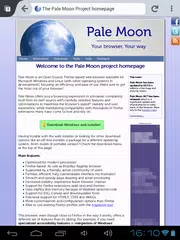 Pale Moon web browser アプリダウンロード