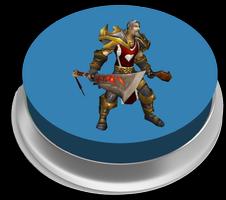 Leeroy Jenkins Button โปสเตอร์