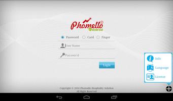 Phomello Restaurant System - Android(PHA-REST01) ポスター