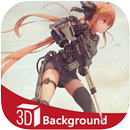 anime girl sniper 3d live wallpaper APK