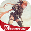 Anime Girl Sniper 3d Live Wallpaper